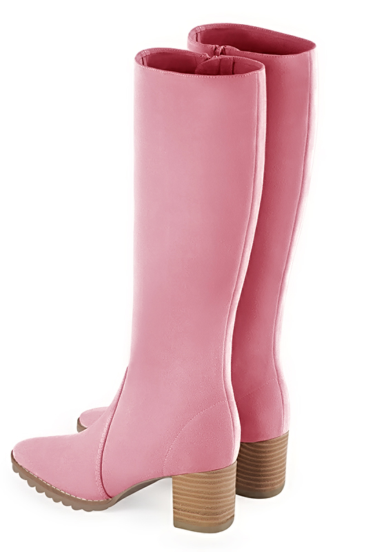 bottes femme rose